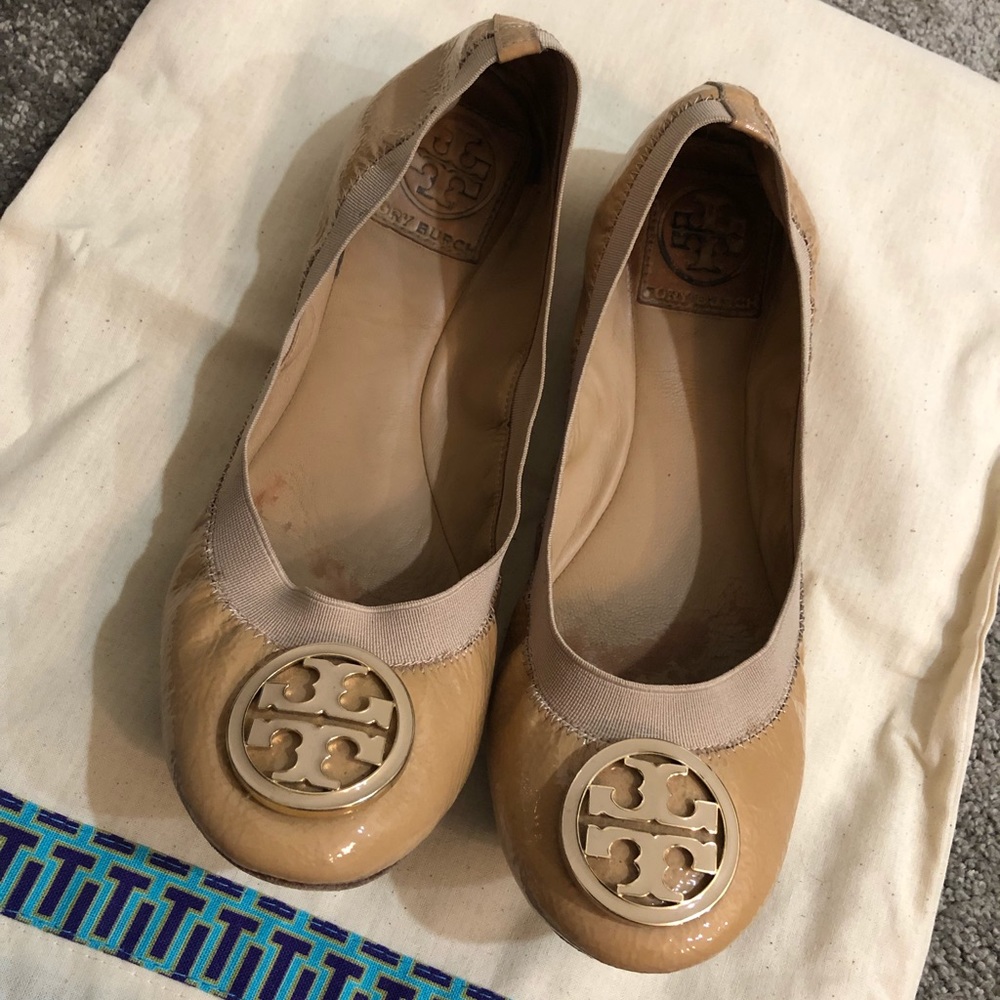 Tory Burch nude flats